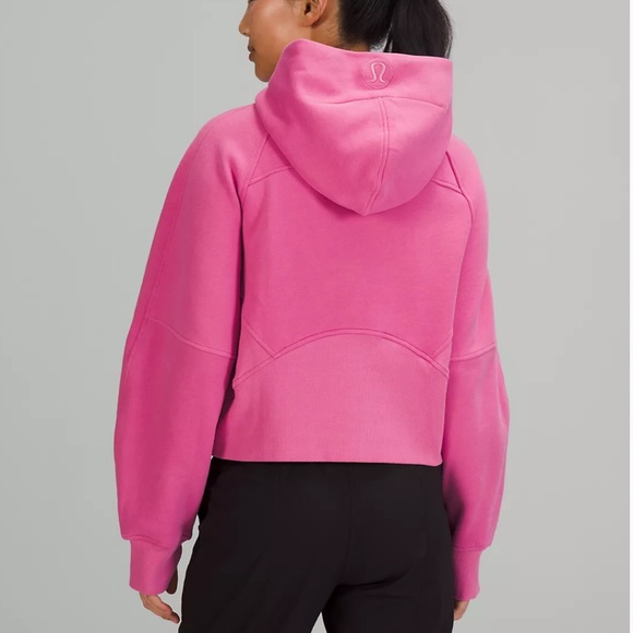 Lululemon PINK BLOSSOM M/L Scuba Oversized Half-Zip Hoodie - Picture 5 of 7